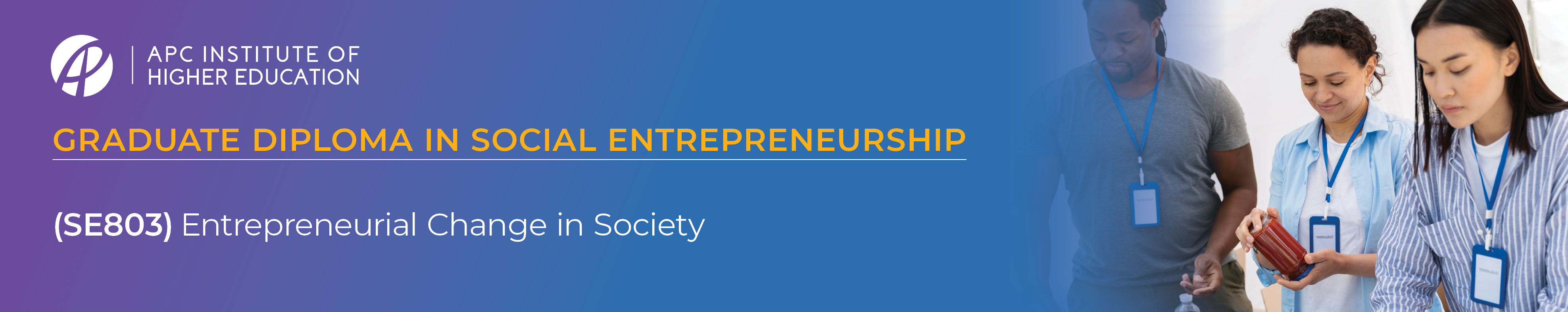 Entrepreneurial Change in Society